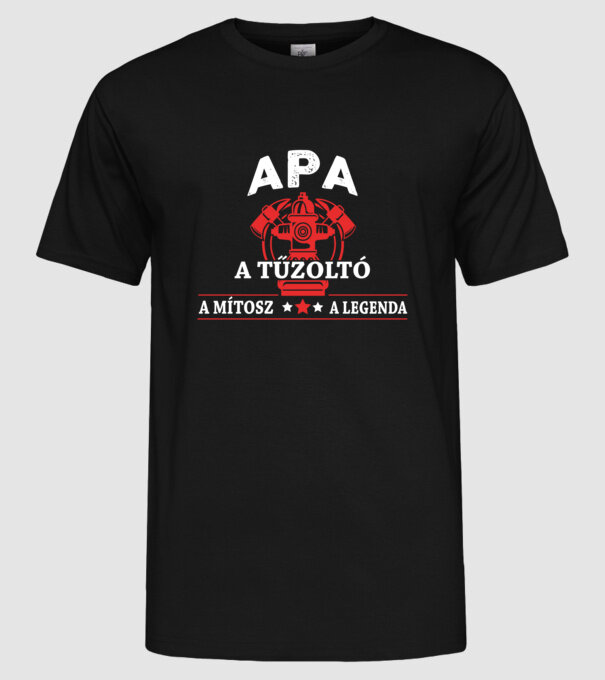  minta fekete pólón