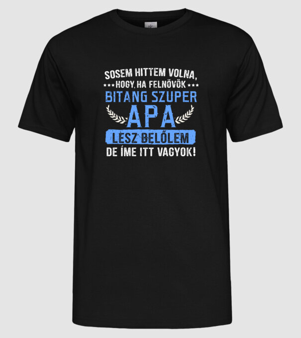  minta fekete pólón
