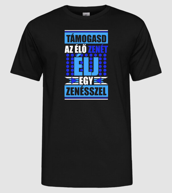  minta fekete pólón