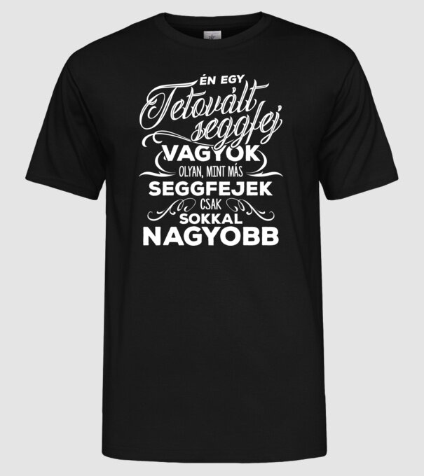  minta fekete pólón