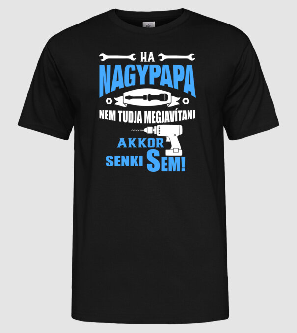  minta fekete pólón