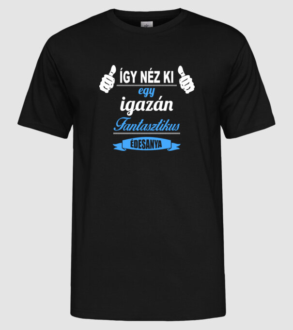  minta fekete pólón
