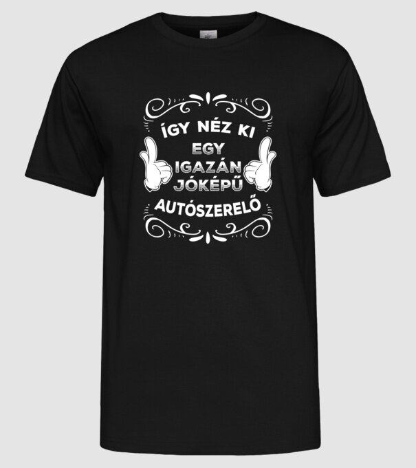  minta fekete pólón