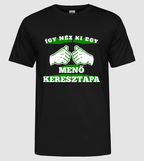  minta fekete pólón