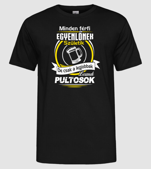  minta fekete pólón