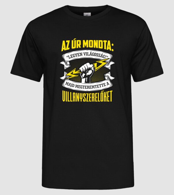  minta fekete pólón