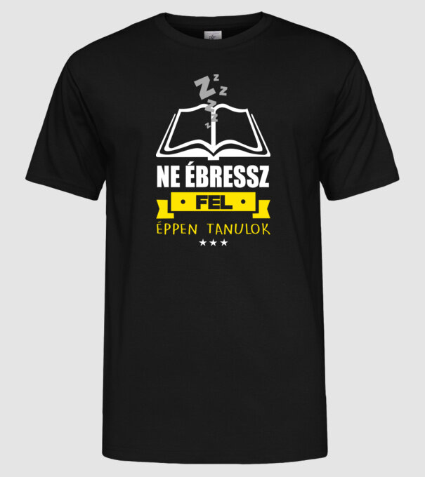  minta fekete pólón