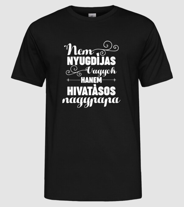  minta fekete pólón