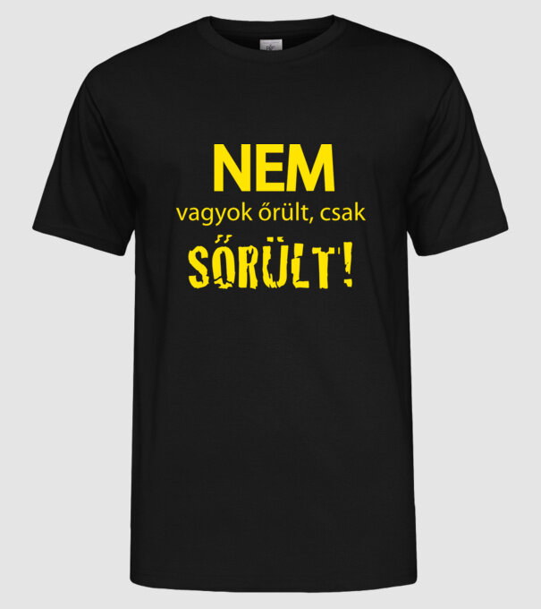  minta fekete pólón