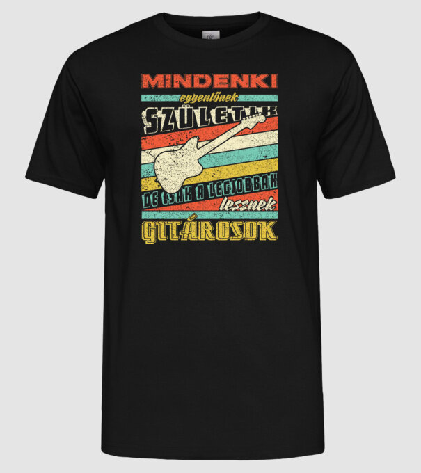  minta fekete pólón