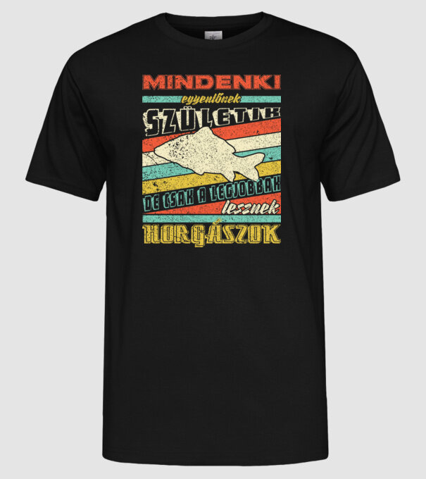  minta fekete pólón