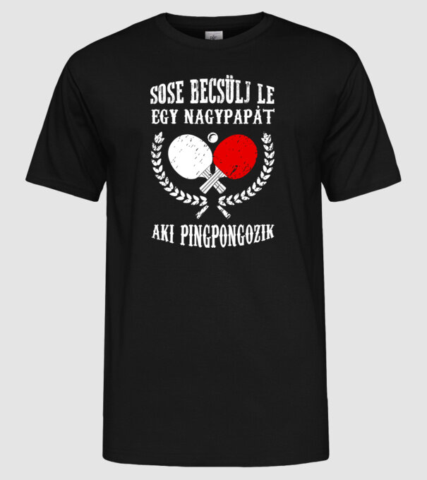  minta fekete pólón