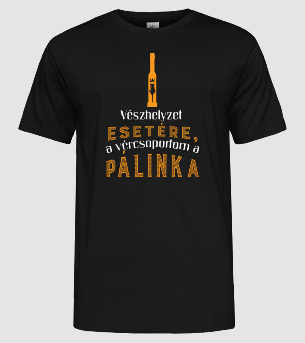  minta fekete pólón