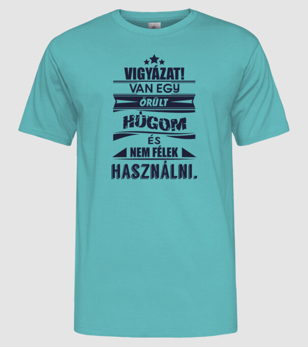  minta türkiz pólón