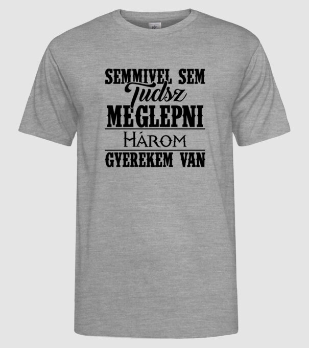  minta szürke pólón