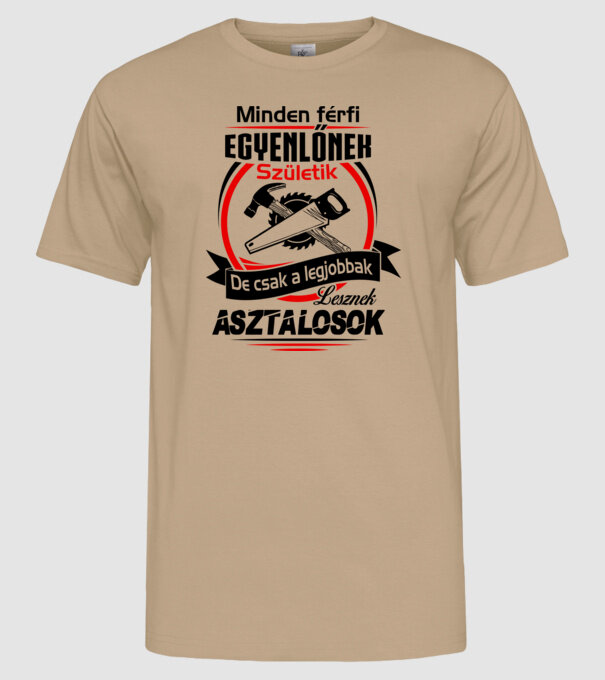 minta homokszín pólón