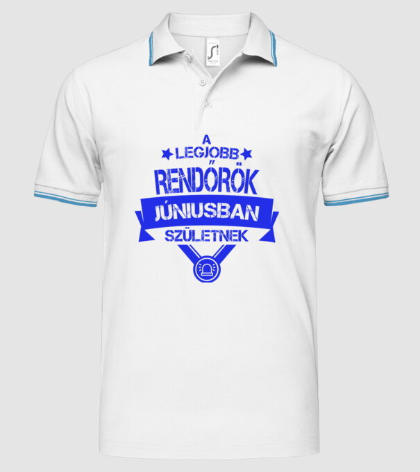  minta fehér pólón
