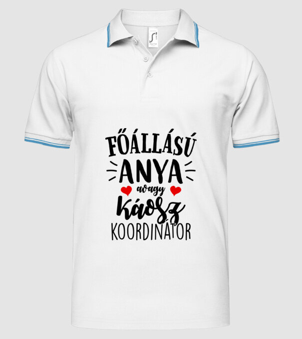  minta fehér pólón
