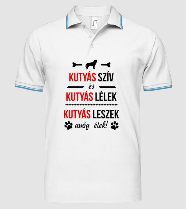  minta fehér pólón