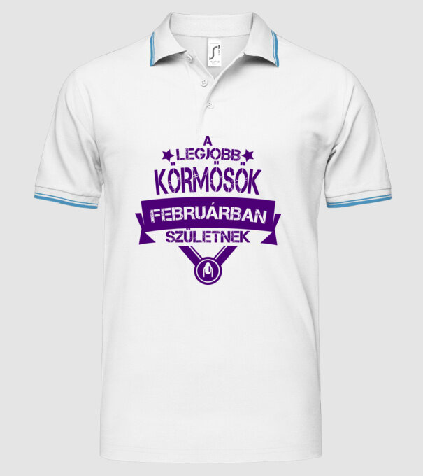  minta fehér pólón