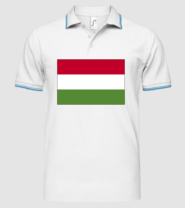  minta fehér pólón