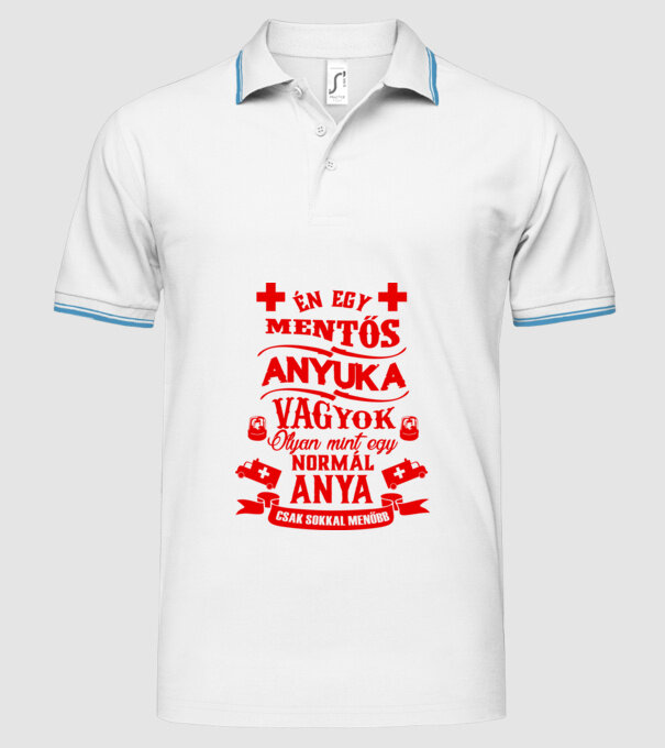  minta fehér pólón