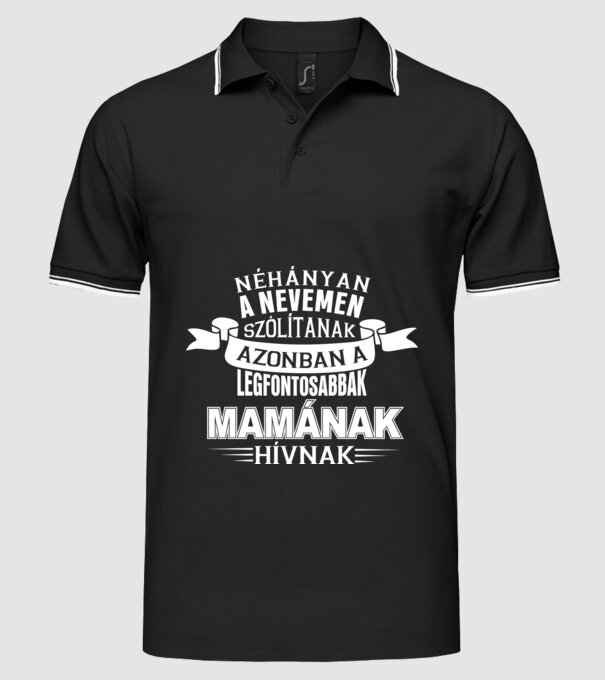  minta fekete pólón
