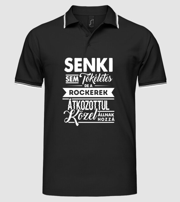  minta fekete pólón