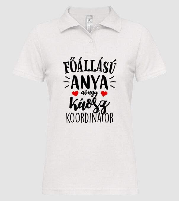  minta fehér pólón