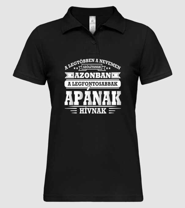  minta fekete pólón