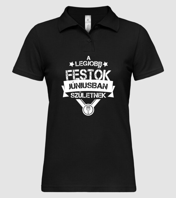  minta fekete pólón