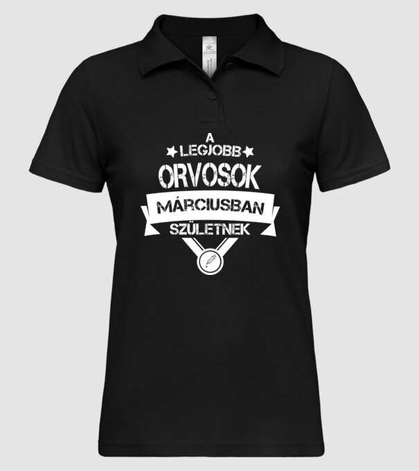  minta fekete pólón