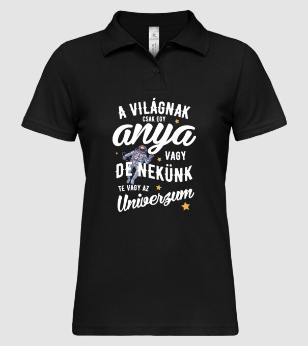  minta fekete pólón