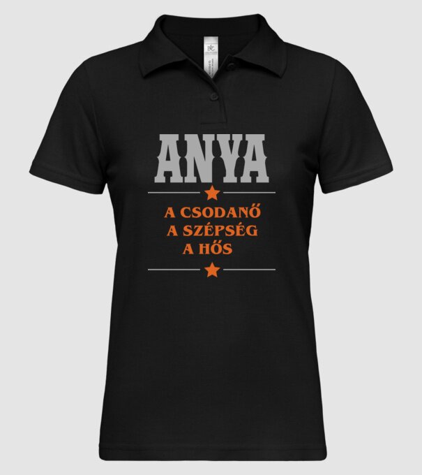  minta fekete pólón