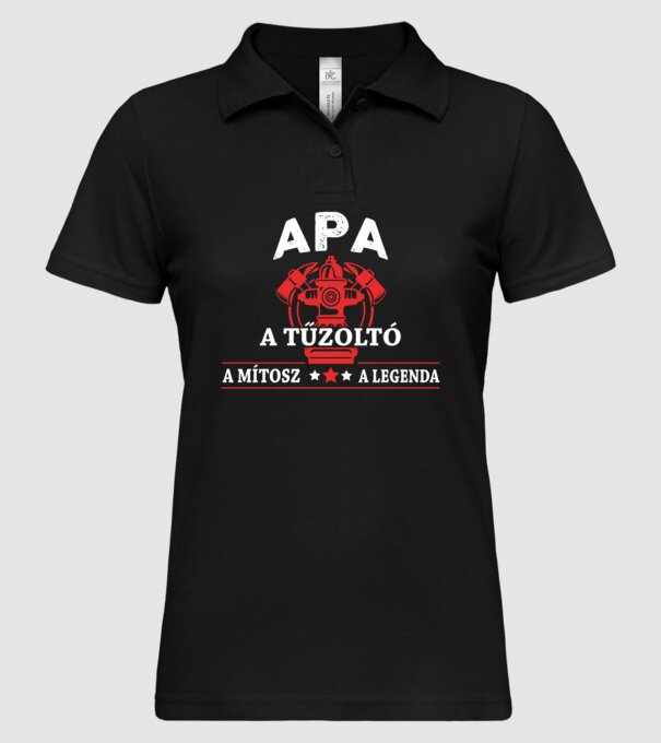  minta fekete pólón