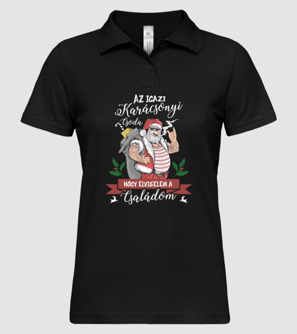  minta fekete pólón