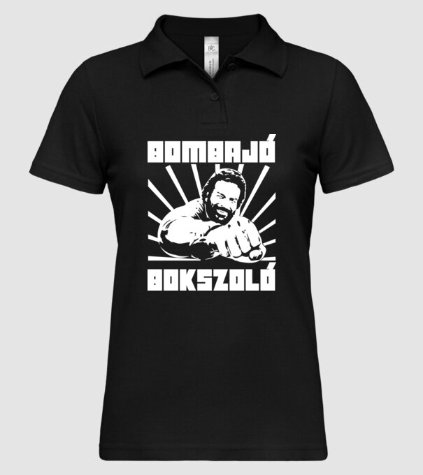  minta fekete pólón