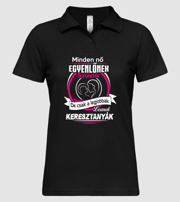  minta fekete pólón