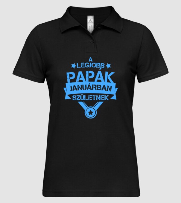  minta fekete pólón