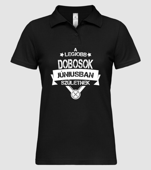  minta fekete pólón