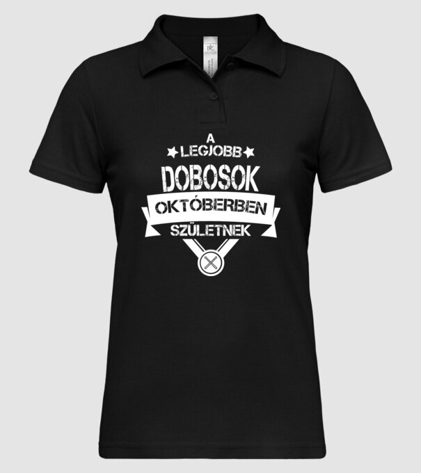  minta fekete pólón