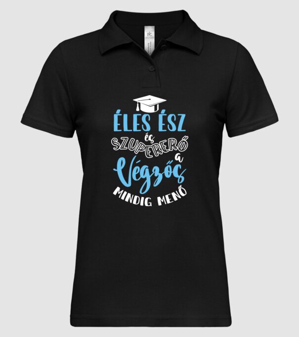  minta fekete pólón