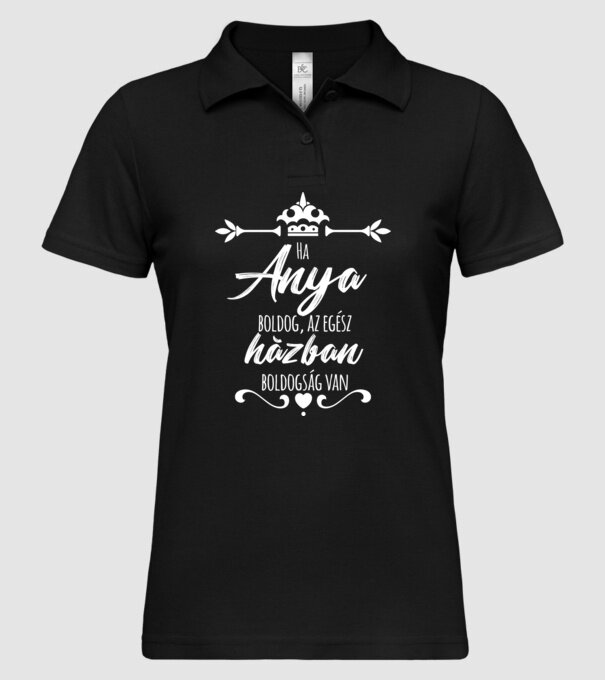  minta fekete pólón