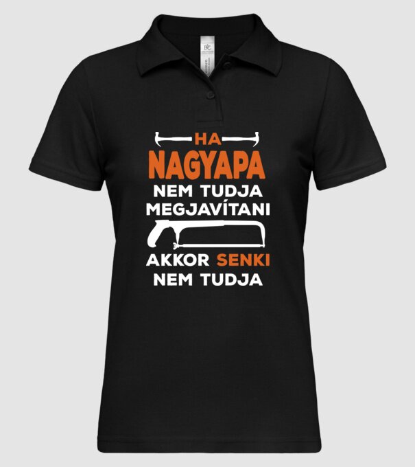  minta fekete pólón