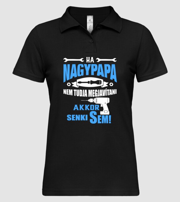  minta fekete pólón