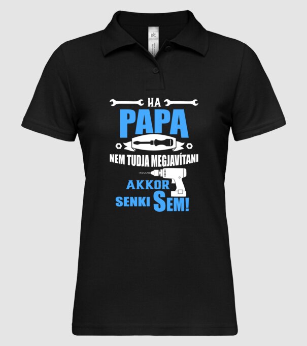  minta fekete pólón