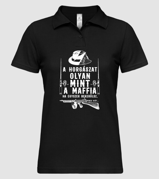  minta fekete pólón
