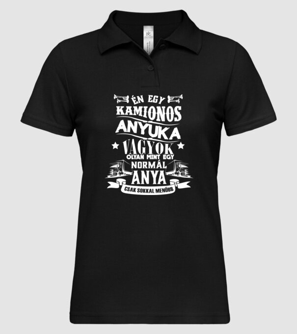  minta fekete pólón