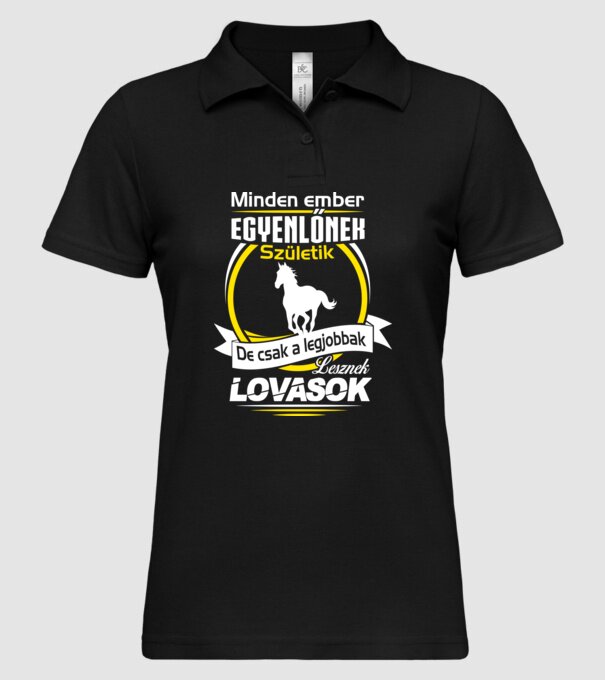  minta fekete pólón