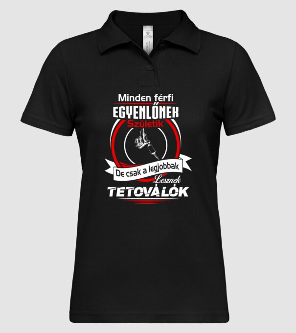  minta fekete pólón